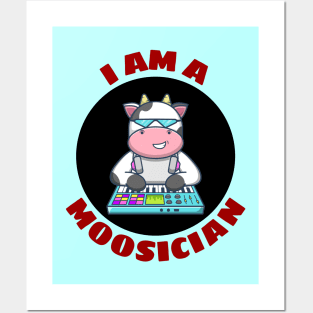 I Am A Moosician | Cow Pun Posters and Art